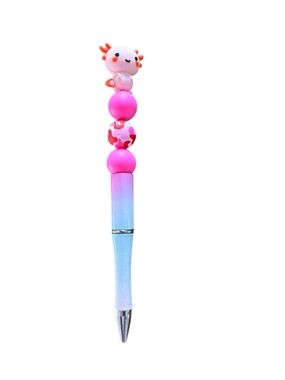 AB INKS HANDMADE EXPRESSIONS Handmade Pink Axolotl Pen